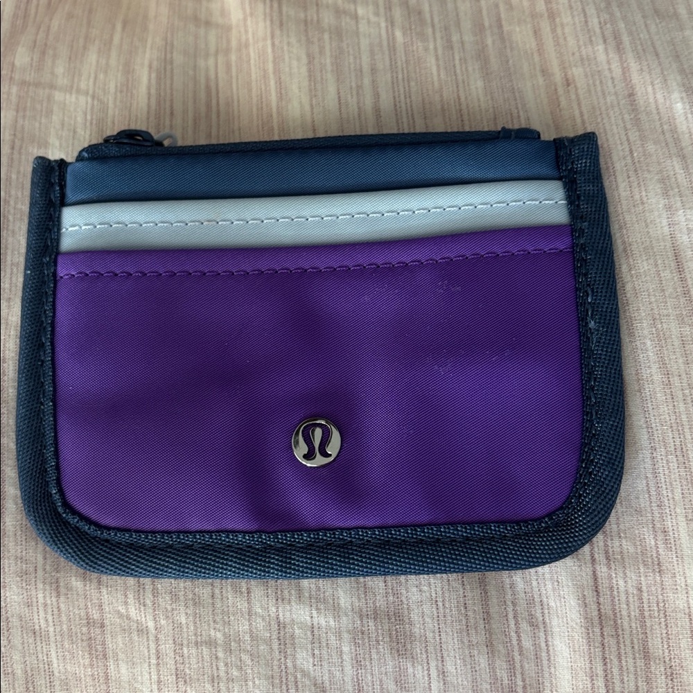 Lululemon Purple and Black Wallet
